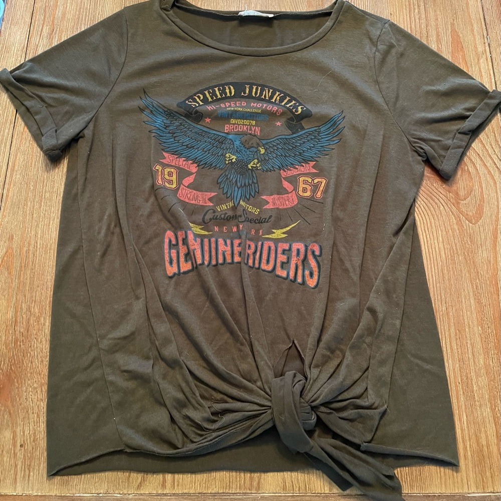 Altar’d State Motorcycle Tee New Sz L